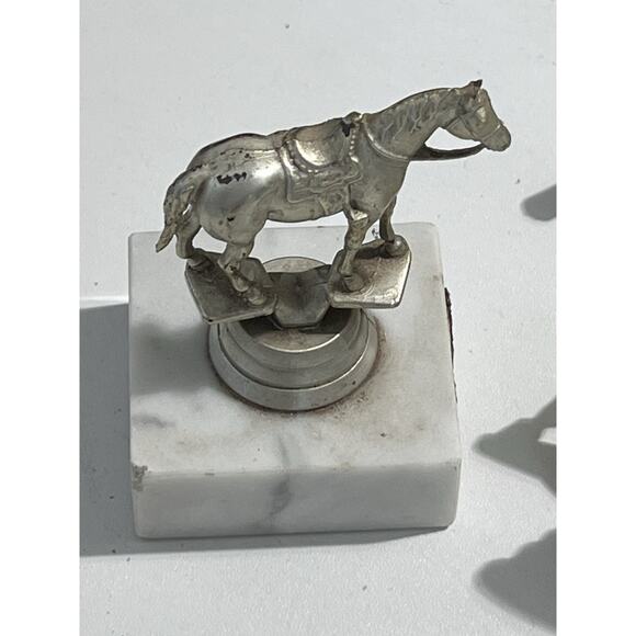 Vintage 70s Plastic Horse Show Trophy Topper Equestrian 3" Award Tops LOT 11 Pc - Picture 9 of 10